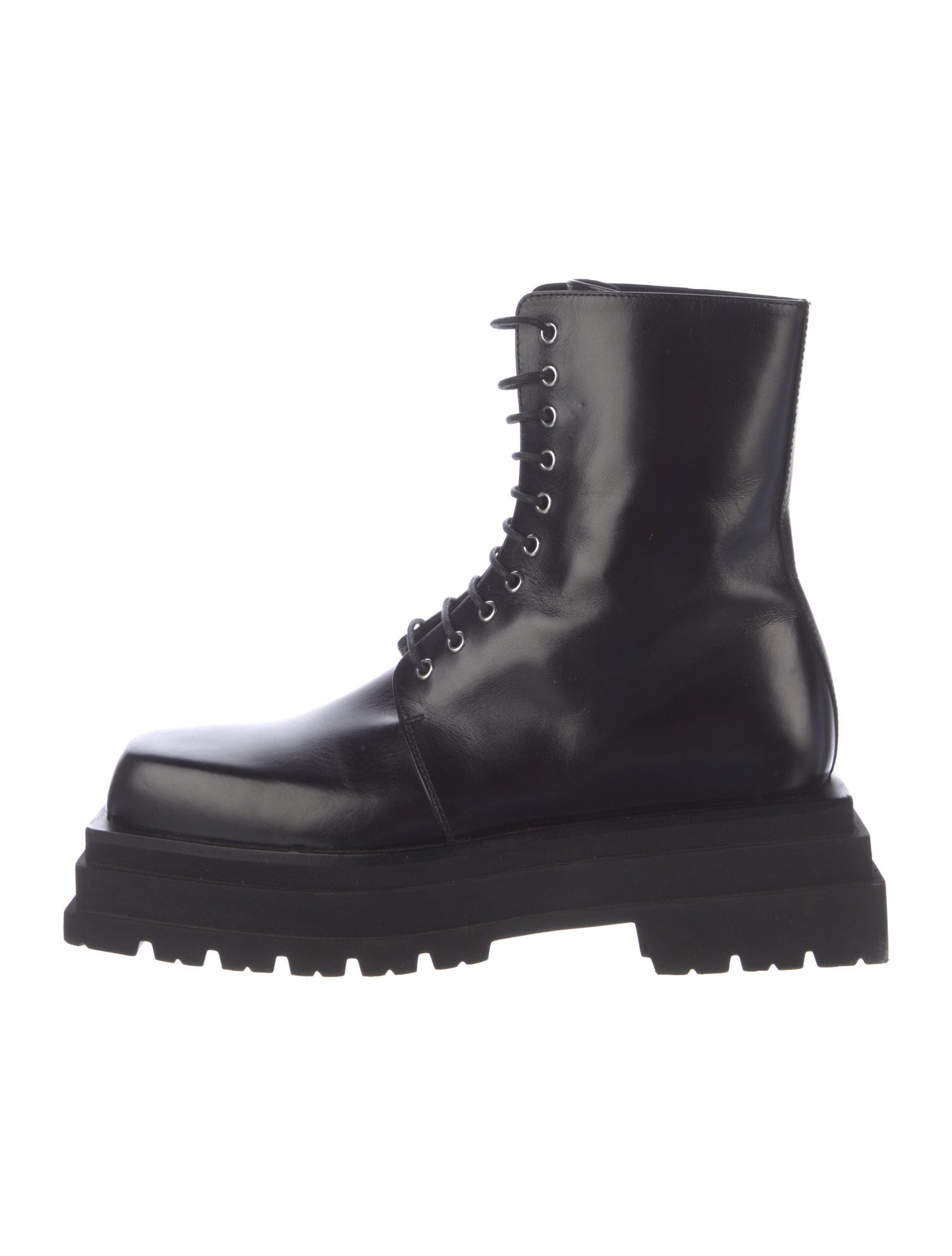 Paciotti Leather Combat Boots