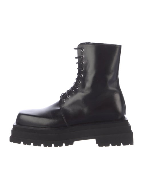 Paciotti Leather Combat Boots