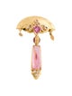Paula Crevoshay 18K Tourmaline & Moonstone Convertible Pendant