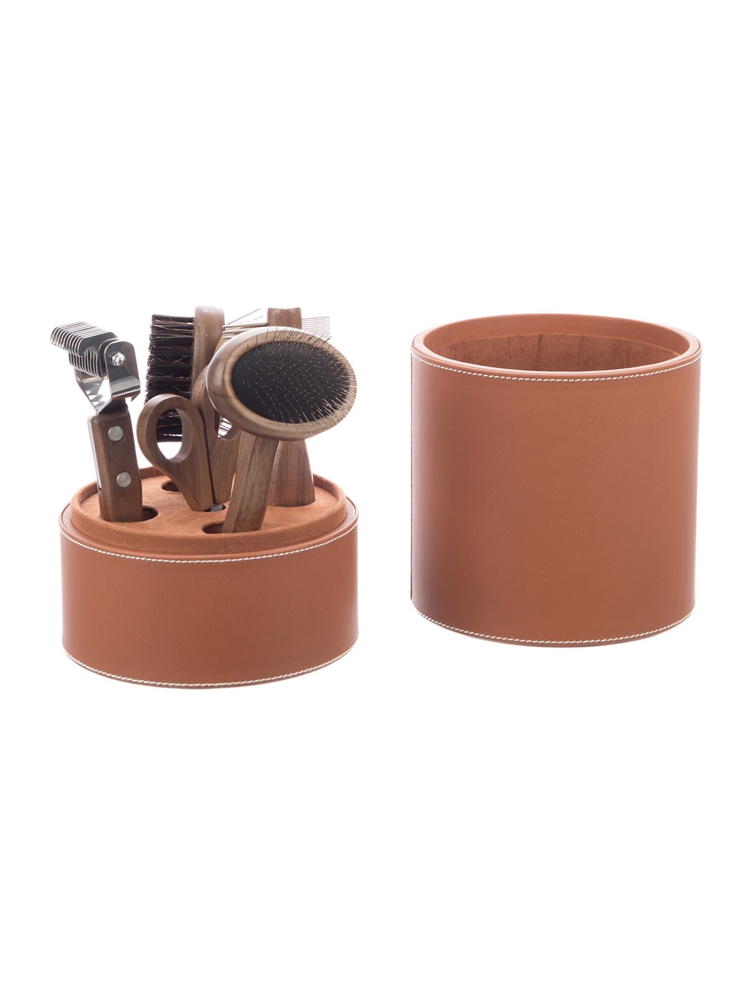 Pagerie Leather The Pansage Pet Grooming Kit