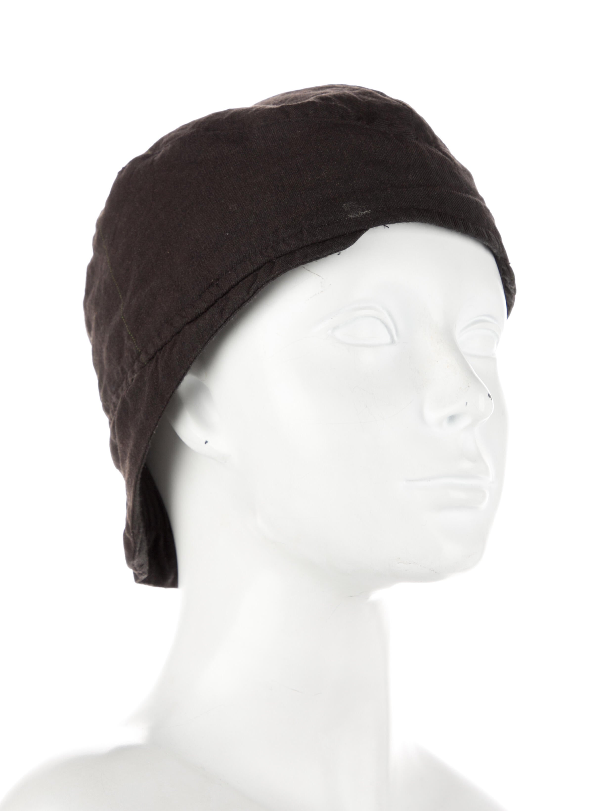 Paul Harnden Shoemakers cotton brown hat - Brown Hats, Accessories