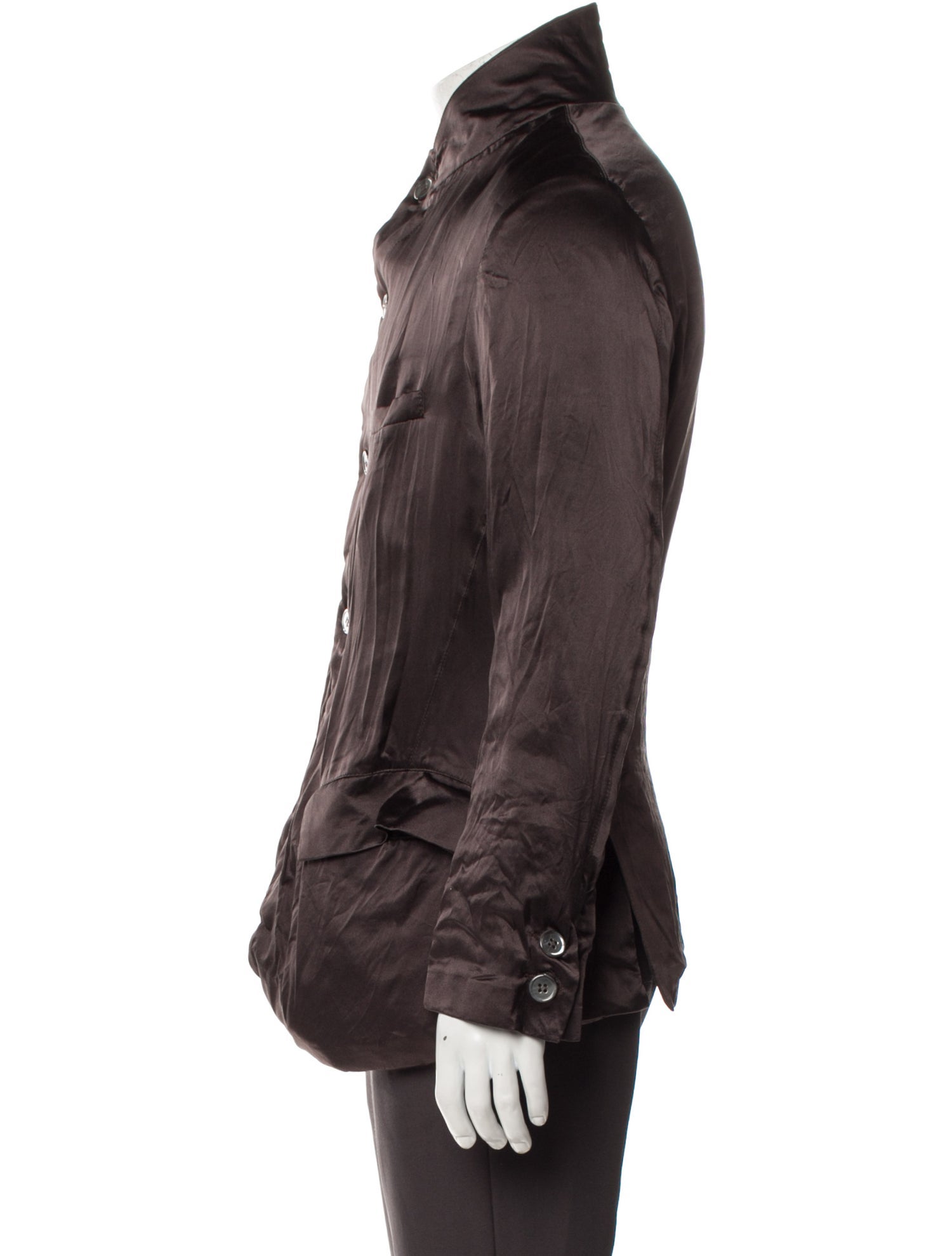 Paul Harnden Shoemakers Silk Utility Jacket - Brown Outerwear