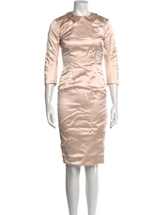 Paul Harnden Shoemakers Silk Knee-Length Dress