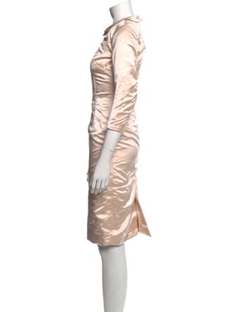 Paul Harnden Shoemakers Silk Knee-Length Dress