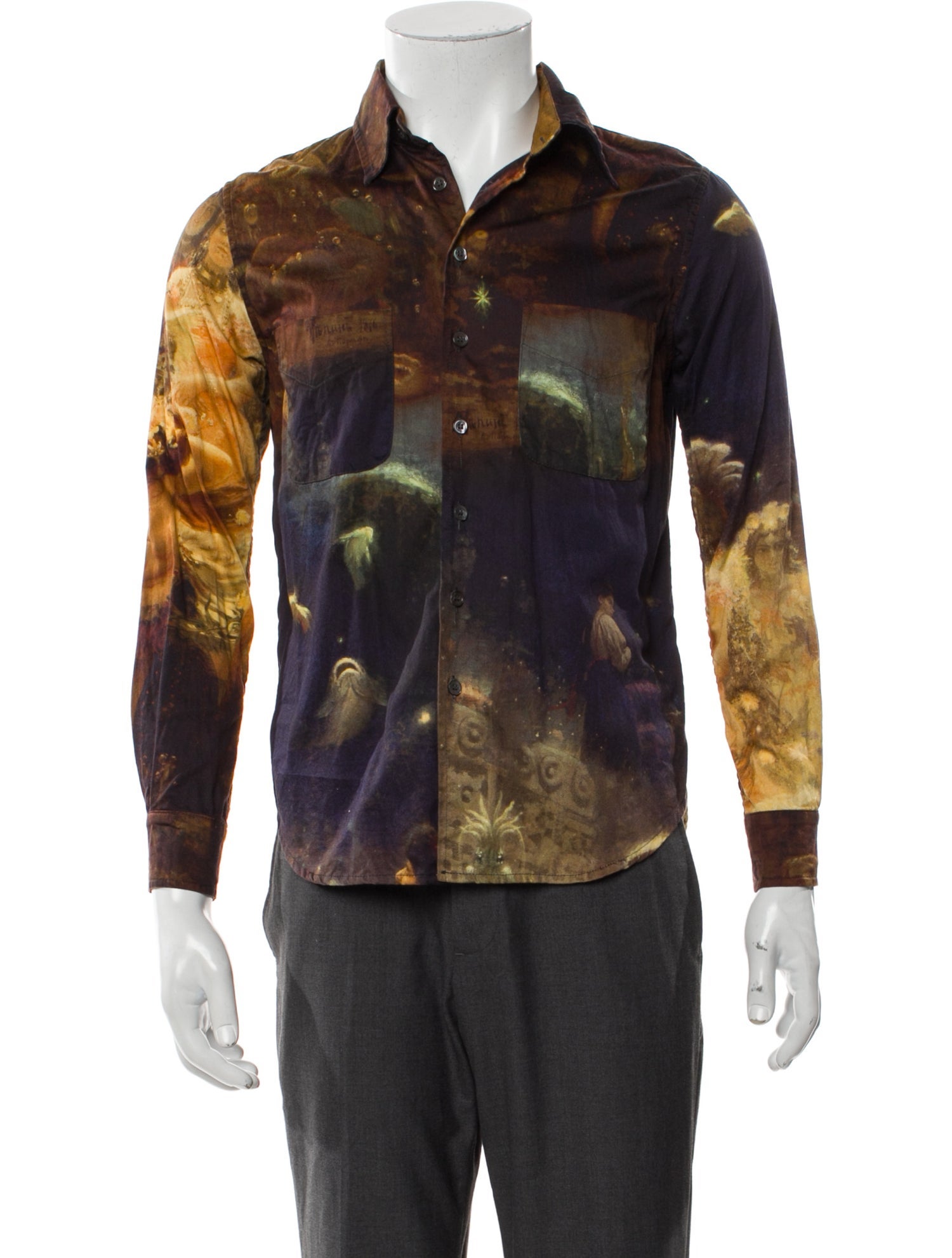 Paul Harnden Shoemakers Sadko Printed Dress Shirt