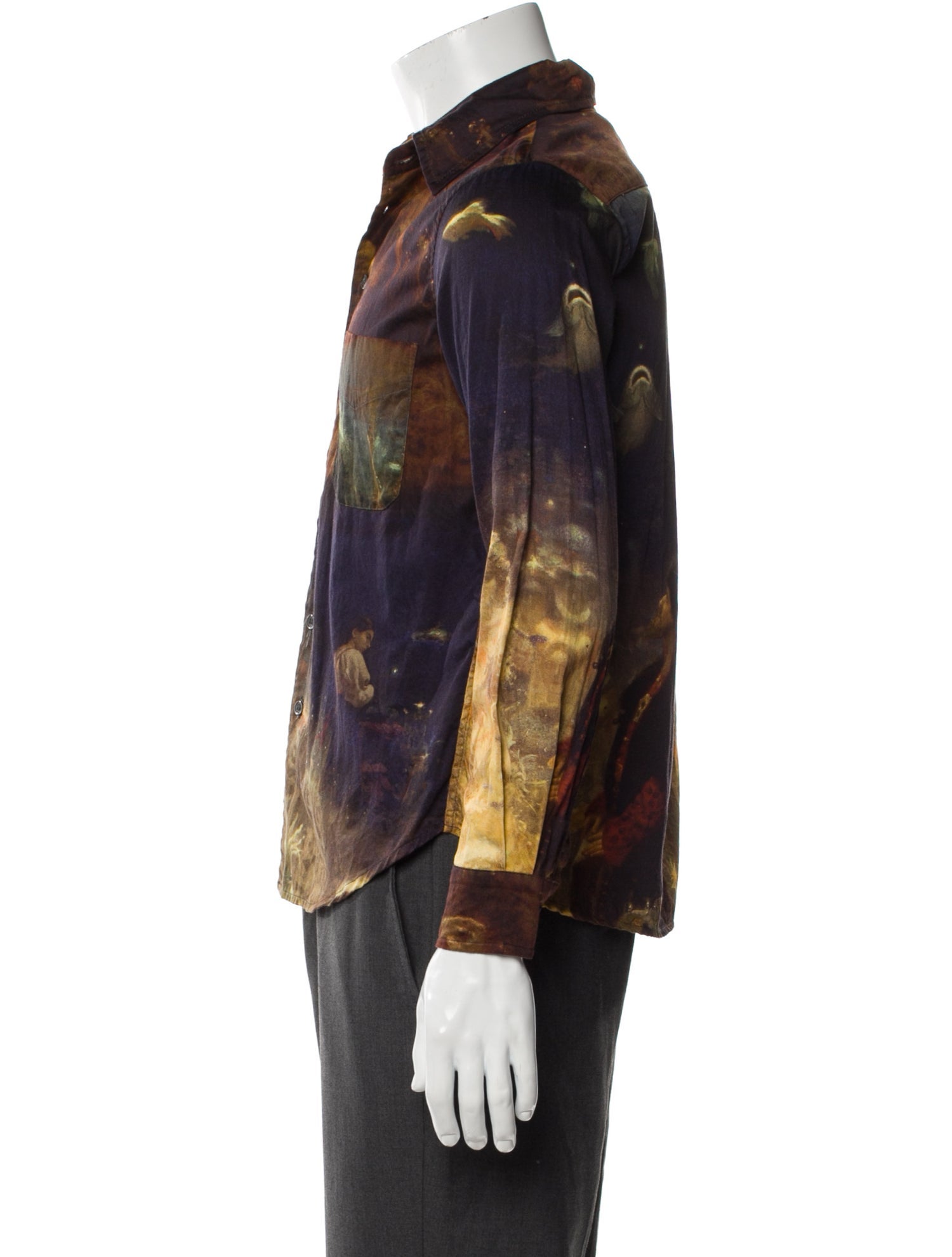 Paul Harnden Shoemakers Sadko Printed Dress Shirt