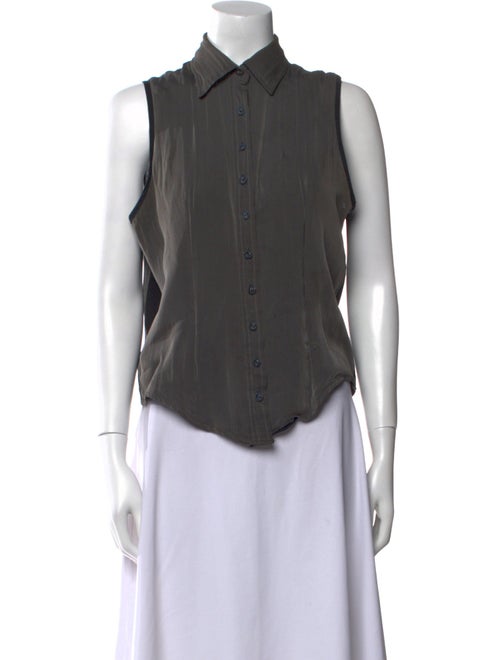 Paul Harnden Shoemakers Short Sleeve Button-Up Top