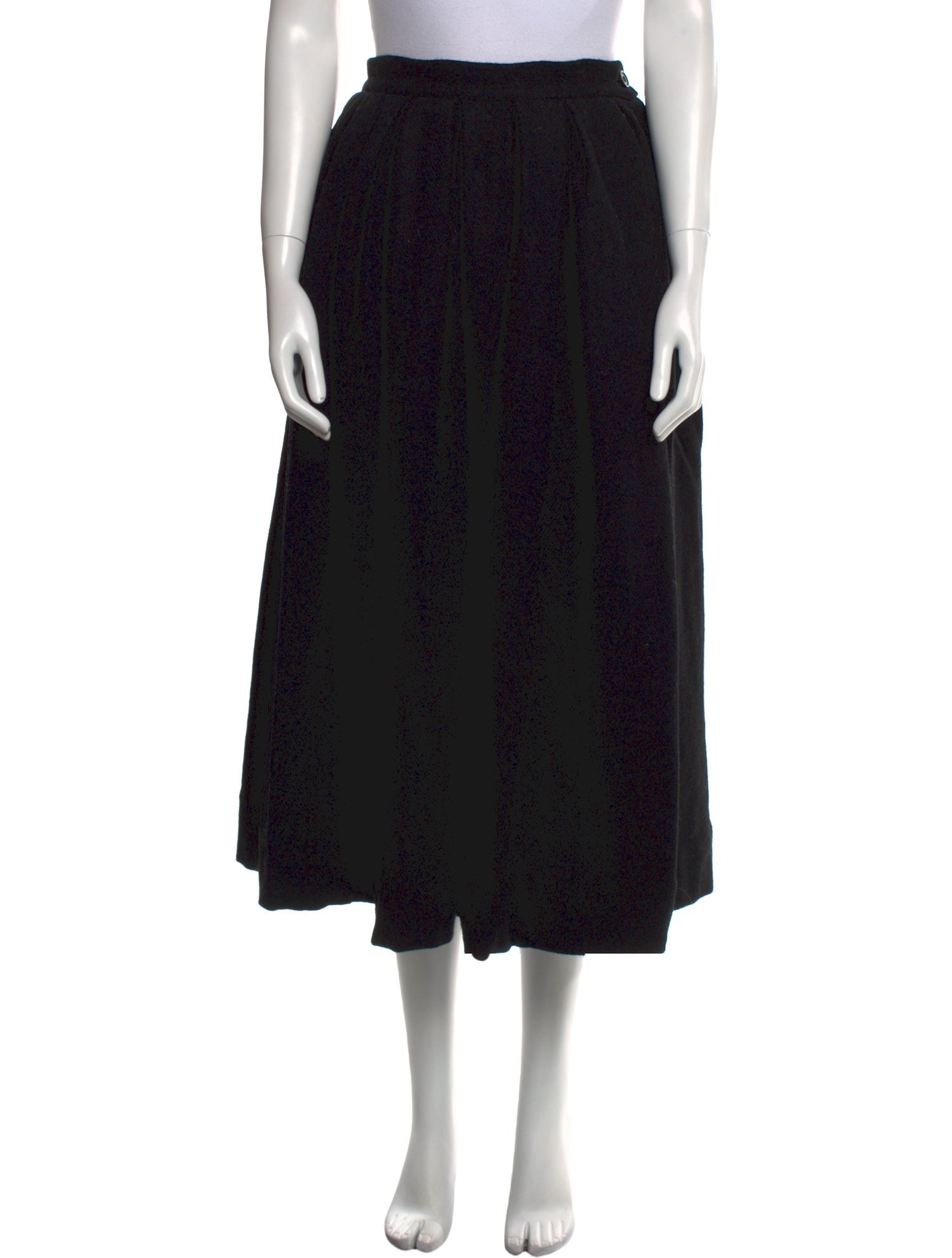 Paul Harnden Shoemakers Wool Midi Length Skirt