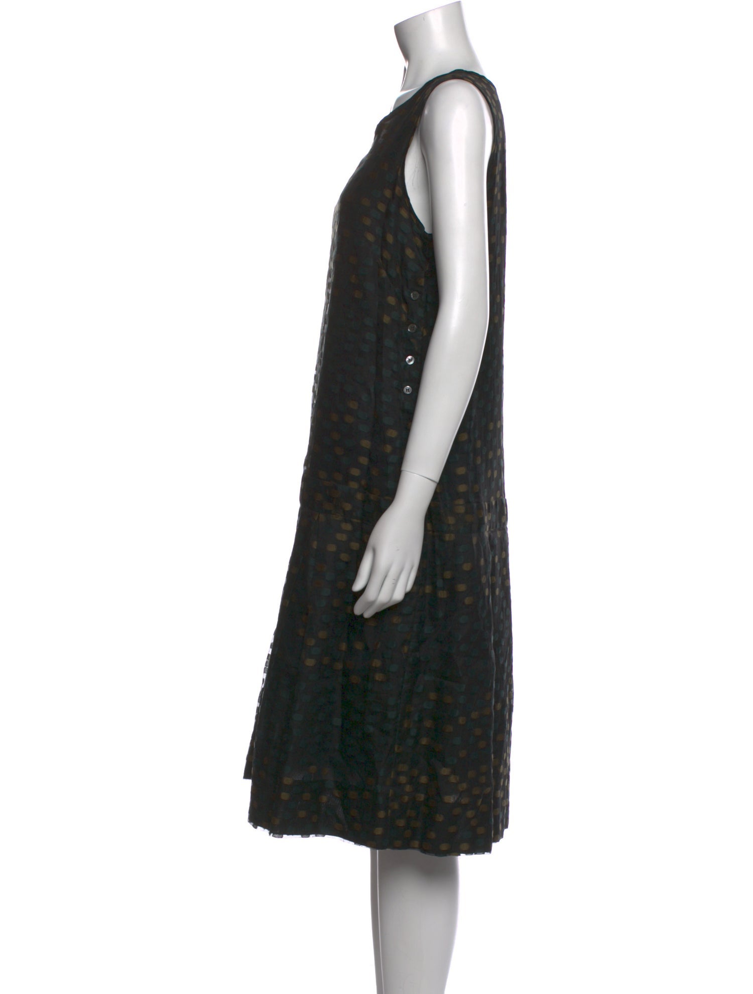 Paul Harnden Shoemakers Silk Midi Length Dress
