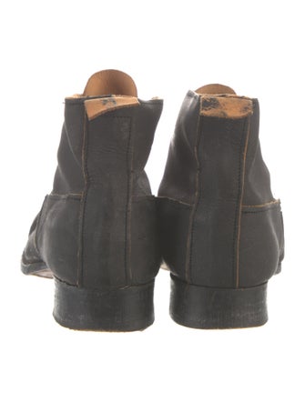 Paul Harnden Shoemakers Leather Combat Boots