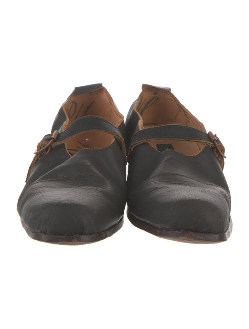Paul Harnden Shoemakers Leather Mary Jane Flats
