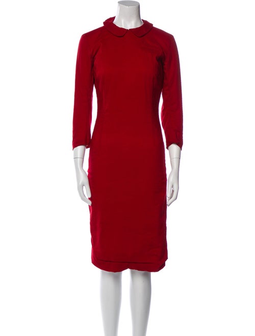 Paul Harnden Shoemakers Wool Midi Length Dress