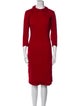 Paul Harnden Shoemakers Wool Midi Length Dress