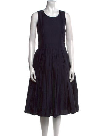 Paul Harnden Shoemakers Silk Midi Length Dress