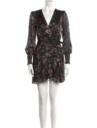 Paige Gamble Floral Print Mini Dress