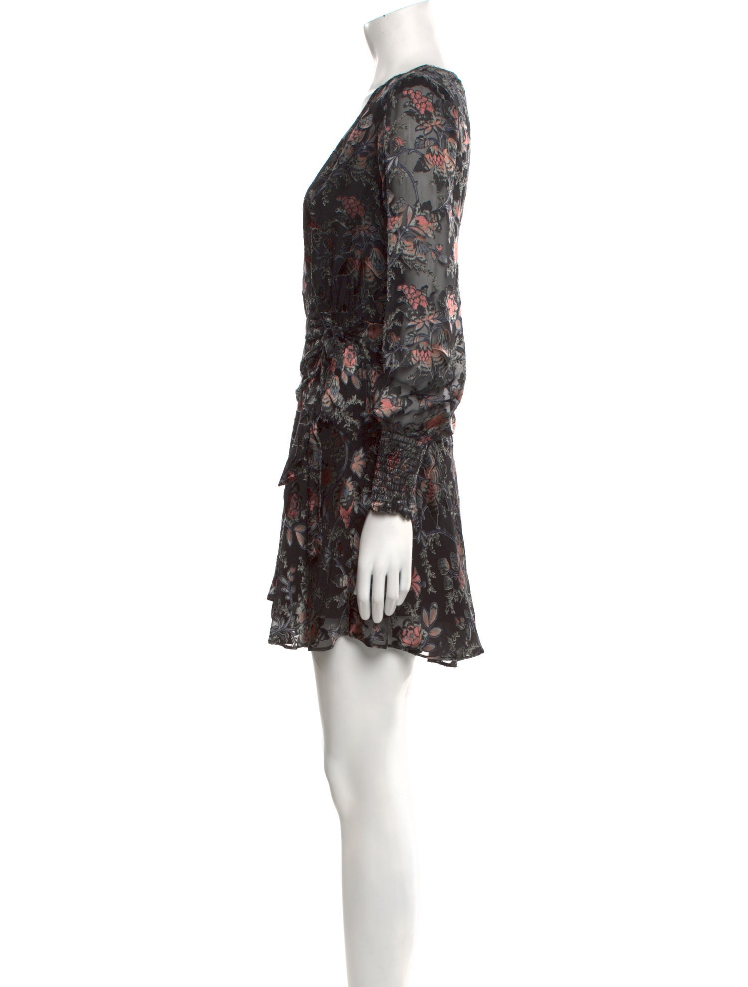 Paige Gamble Floral Print Mini Dress