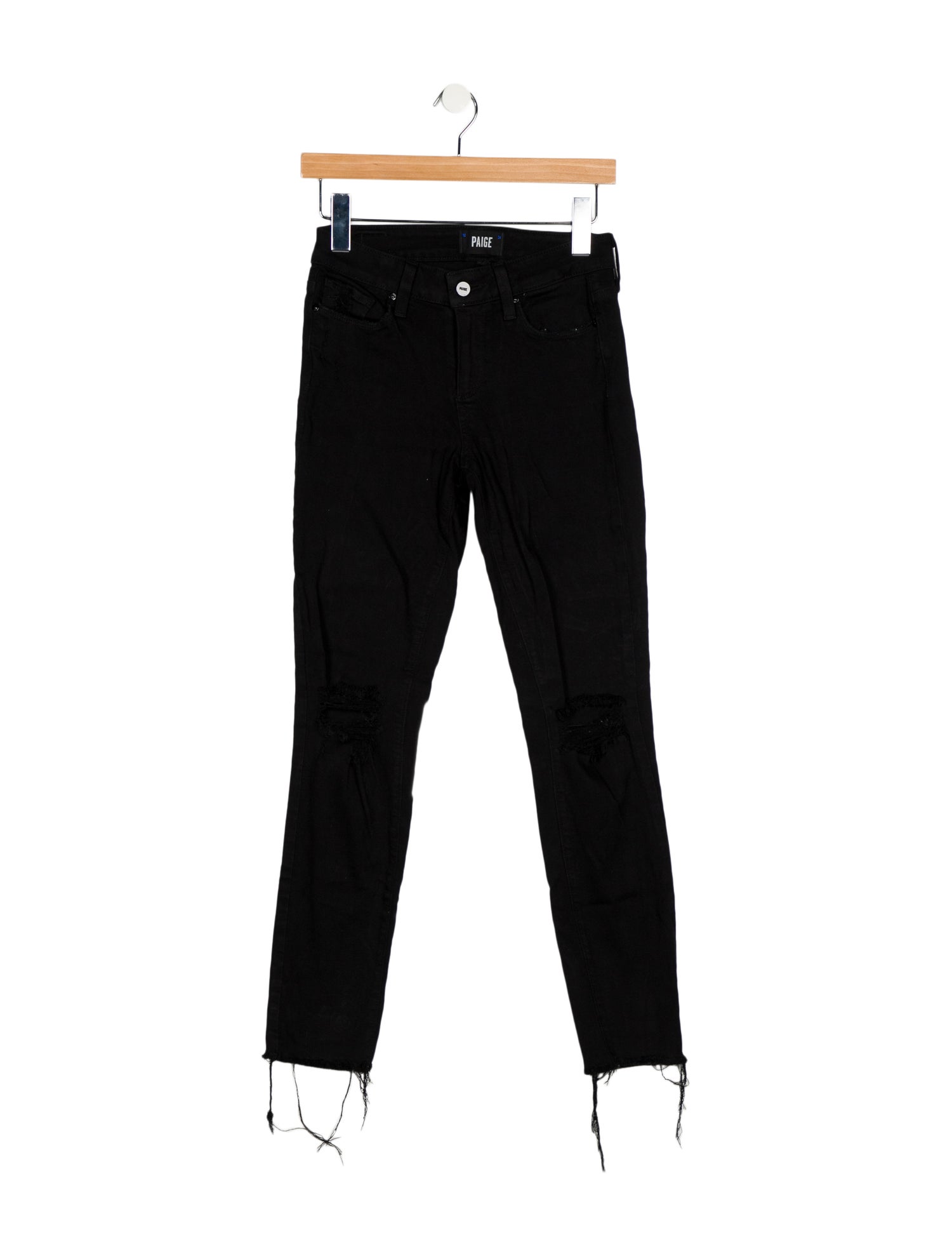 Paige Gamble Mid-Rise Skinny Leg Jeans