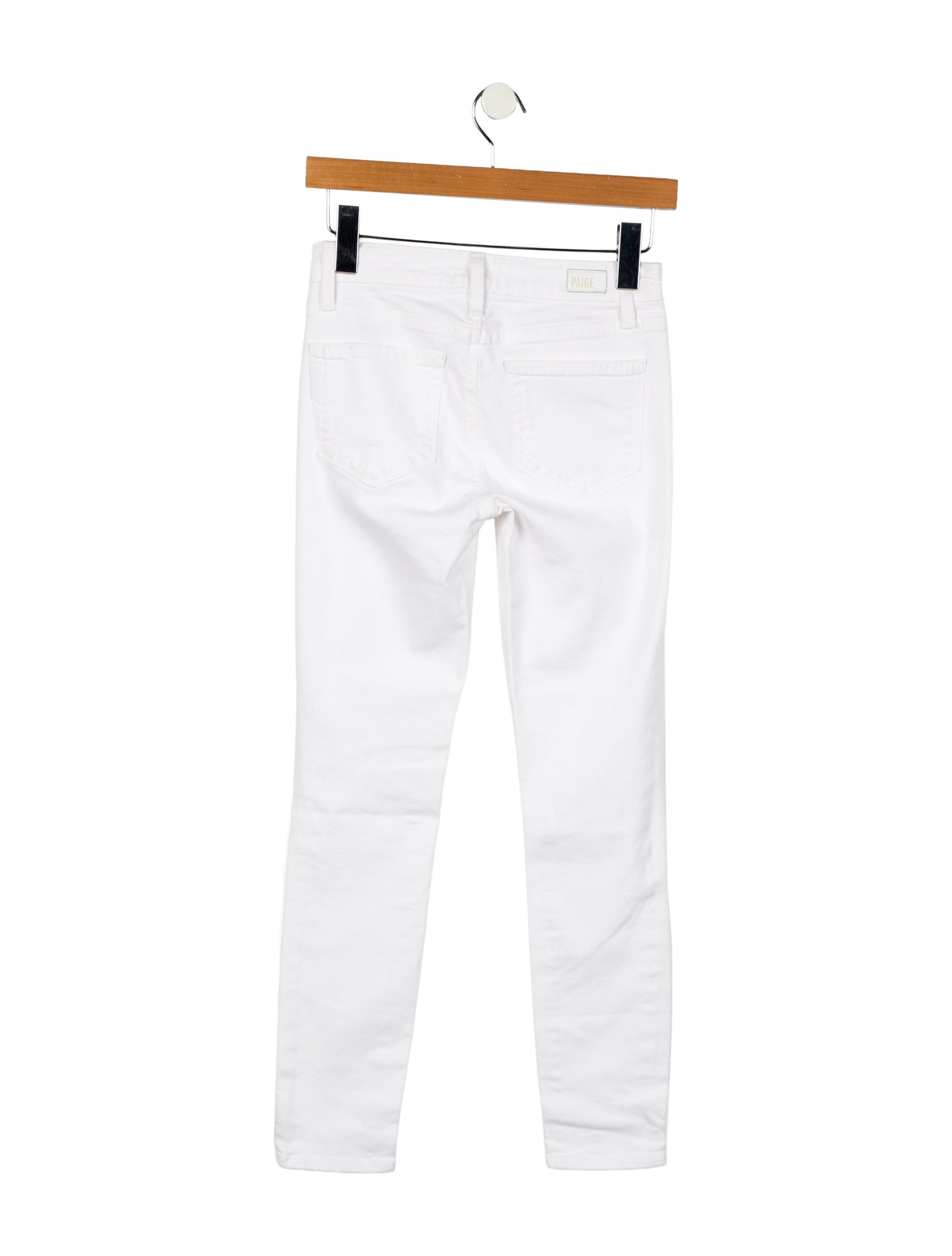 Paige Gamble Mid-Rise Skinny Leg Jeans