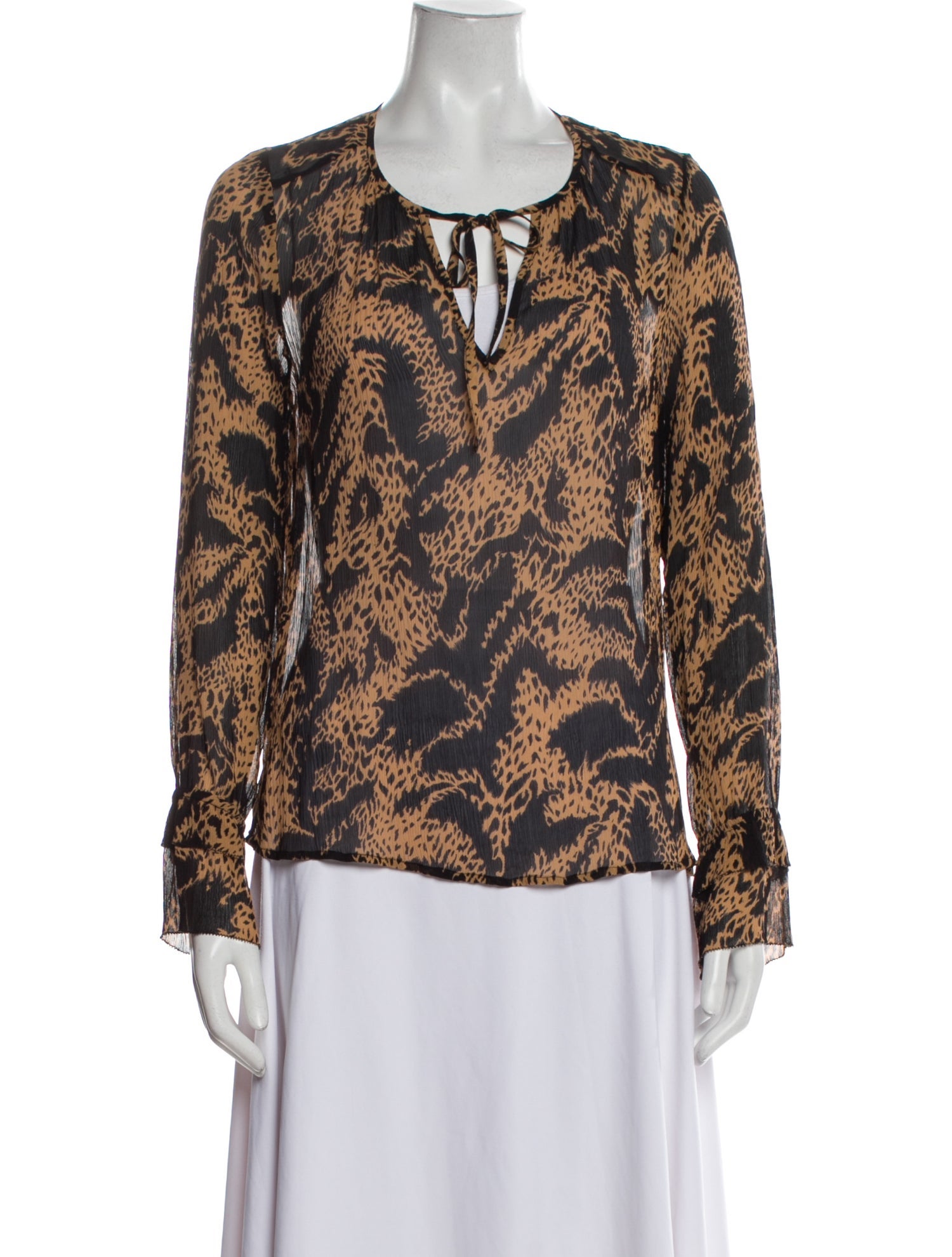 Paige Gamble Silk Printed Blouse