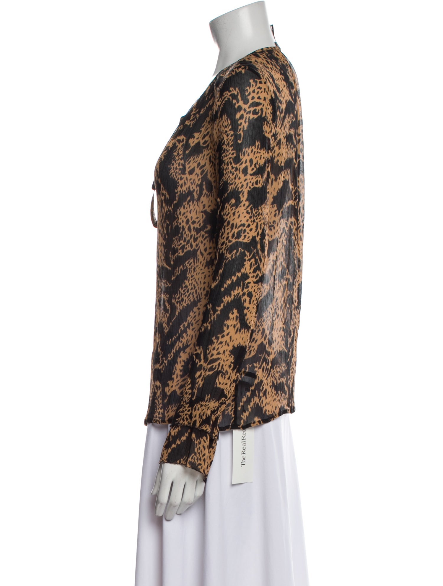 Paige Gamble Silk Printed Blouse