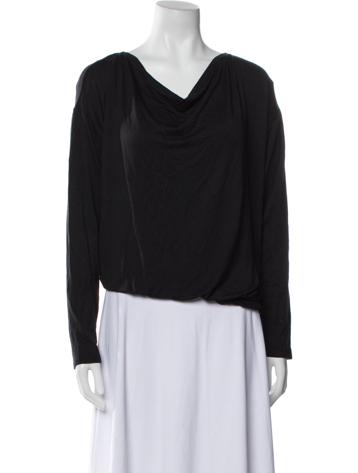 Paige Gamble Cowl Neck Long Sleeve Top