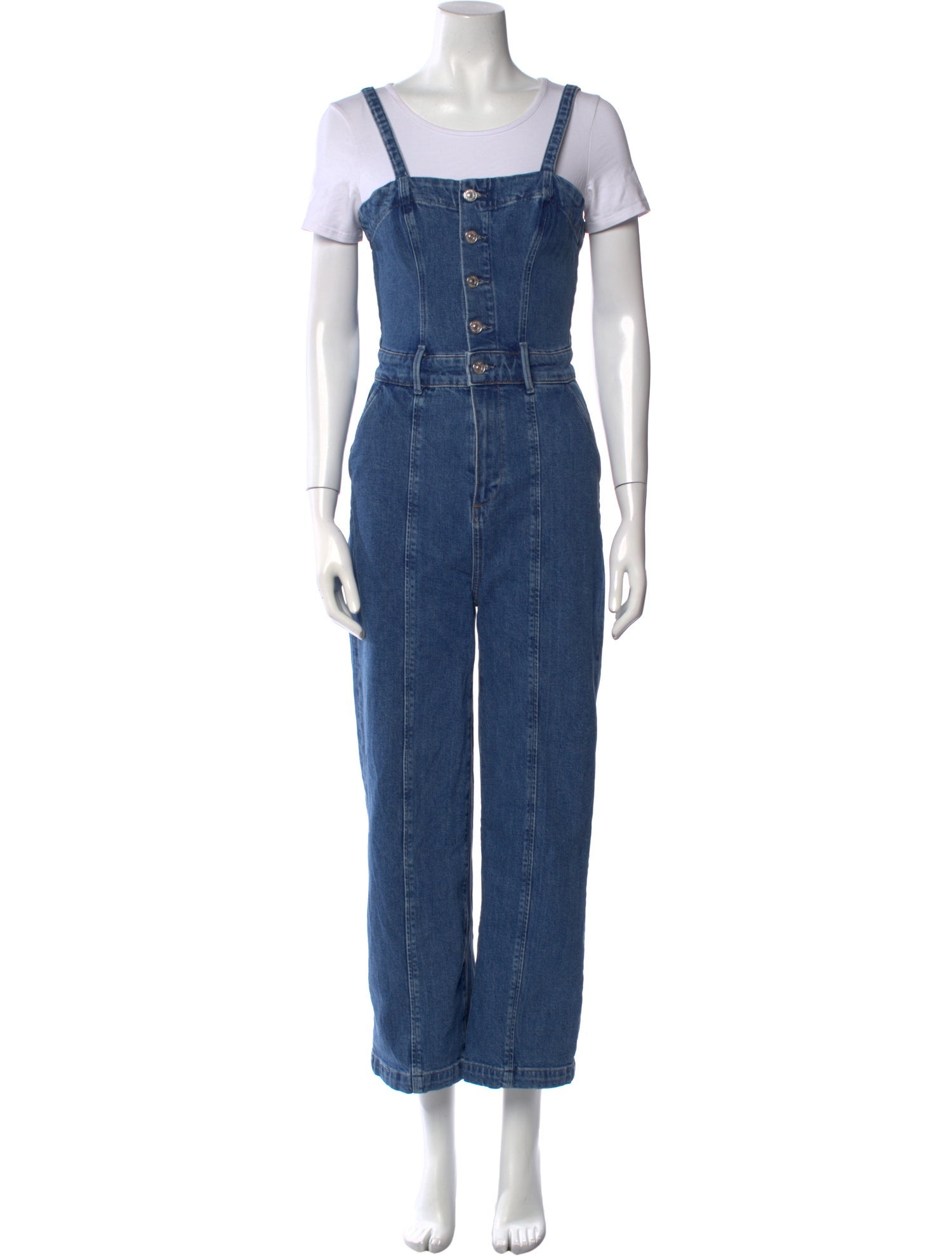 Paige Gamble Square Neckline Jumpsuit