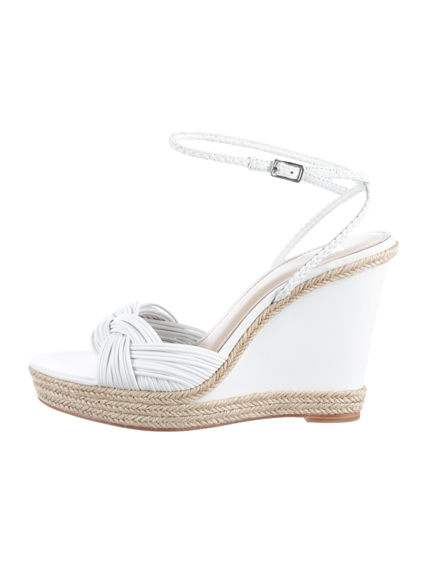 Paige Gamble Leather Espadrilles w/ Tags