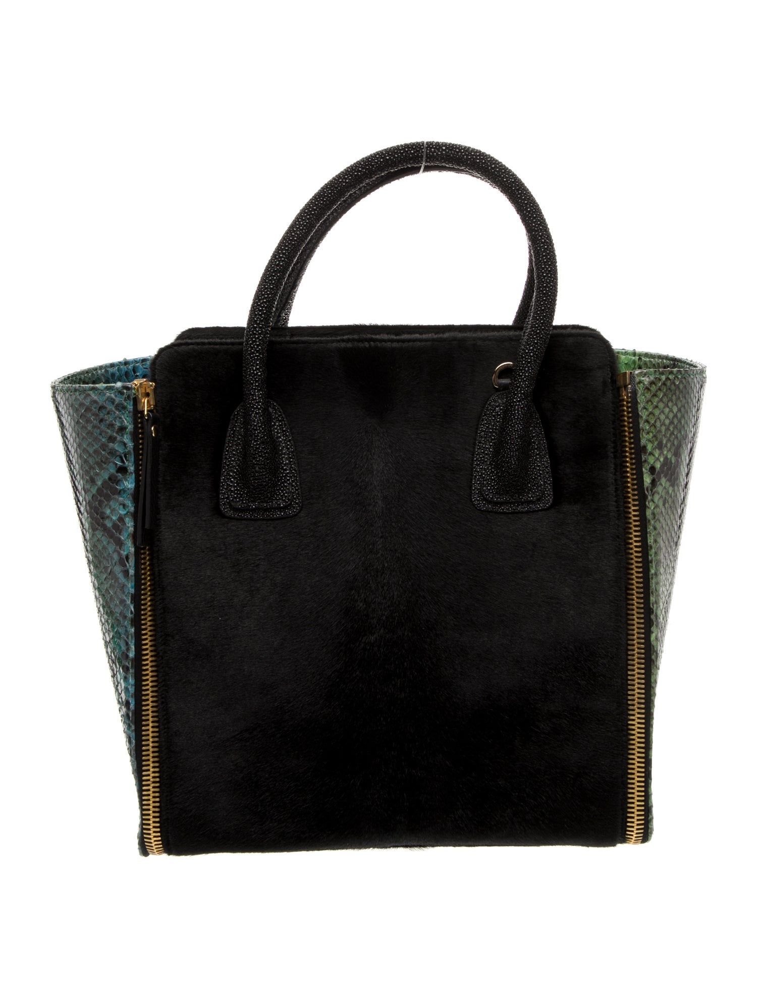 Paige Gamble Leather Top Handle Bag
