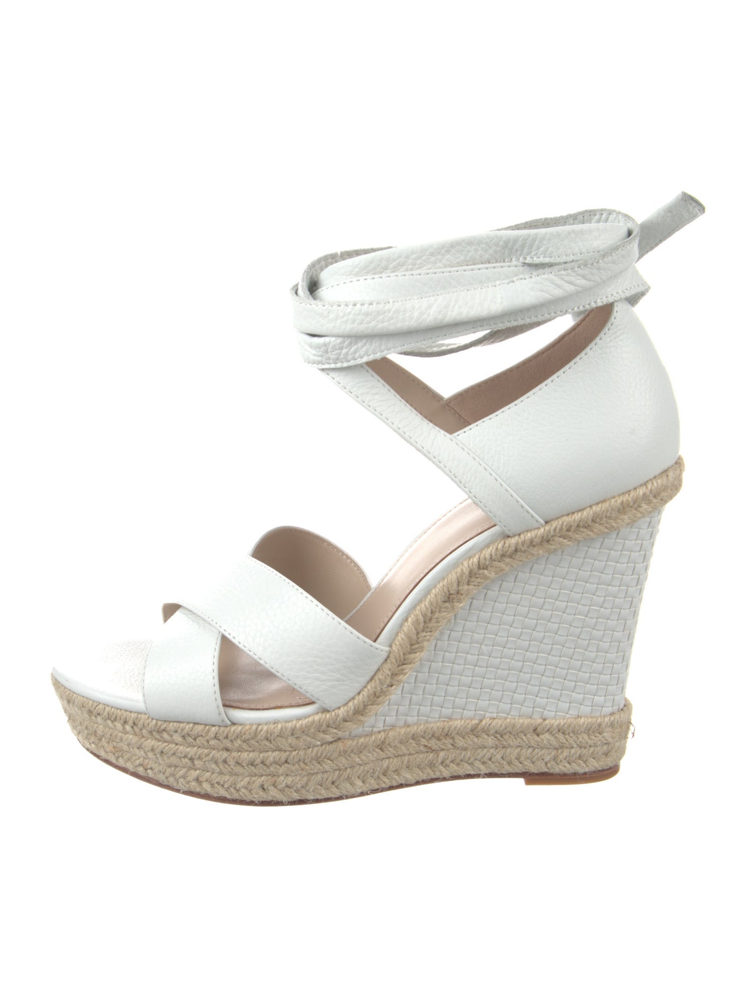 Paige Gamble Leather Espadrilles w/ Tags