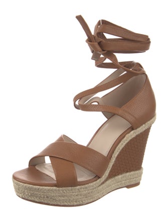 Paige Gamble Leather Espadrilles