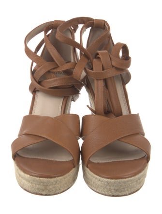 Paige Gamble Leather Espadrilles