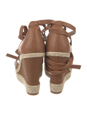 Paige Gamble Leather Espadrilles