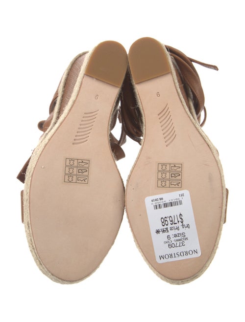 Paige Gamble Leather Espadrilles