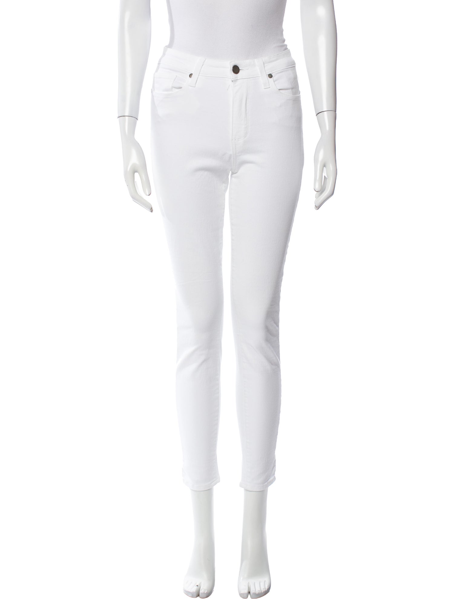 Paige Gamble Mid-Rise Skinny Leg Jeans