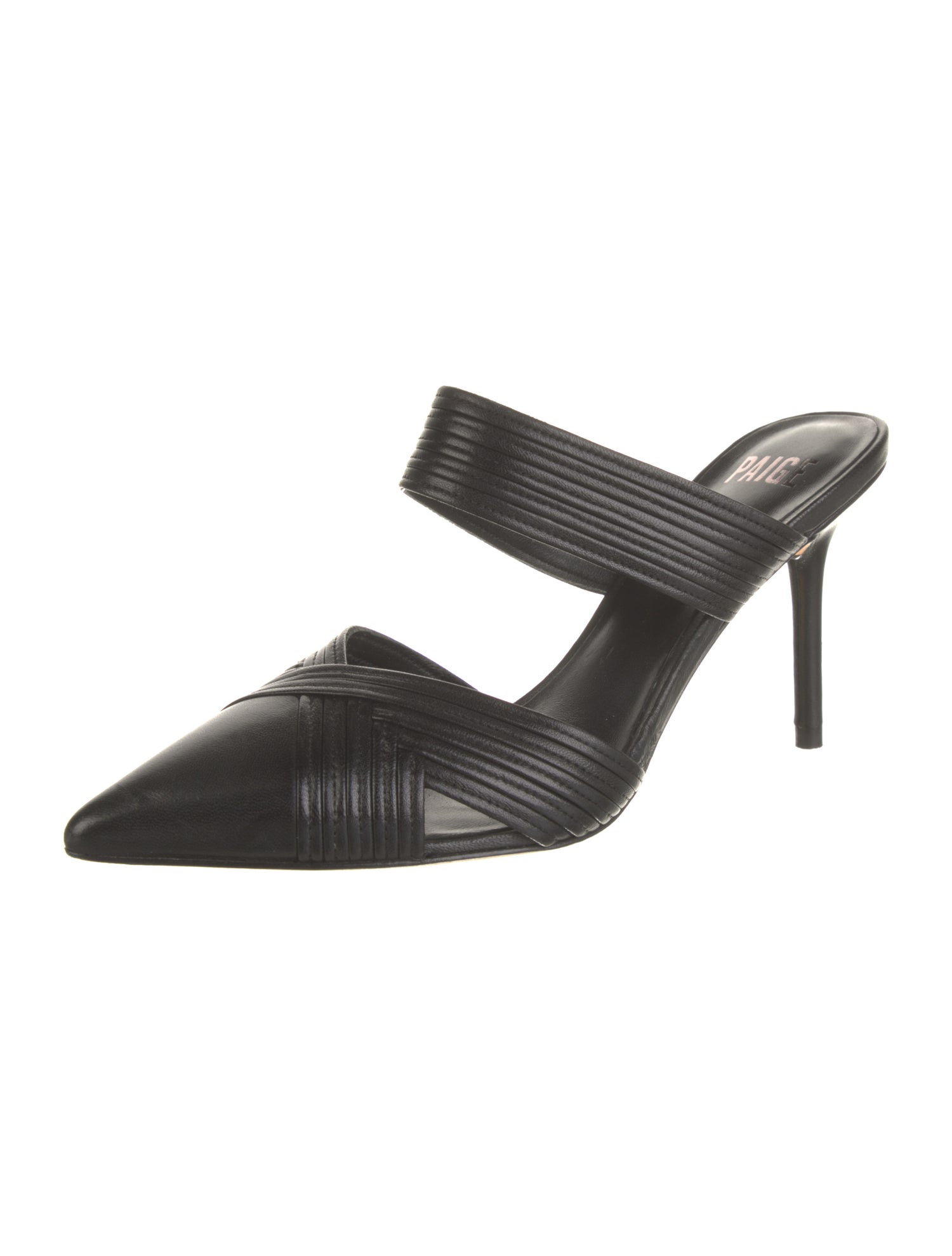 Paige Gamble Leather Mules