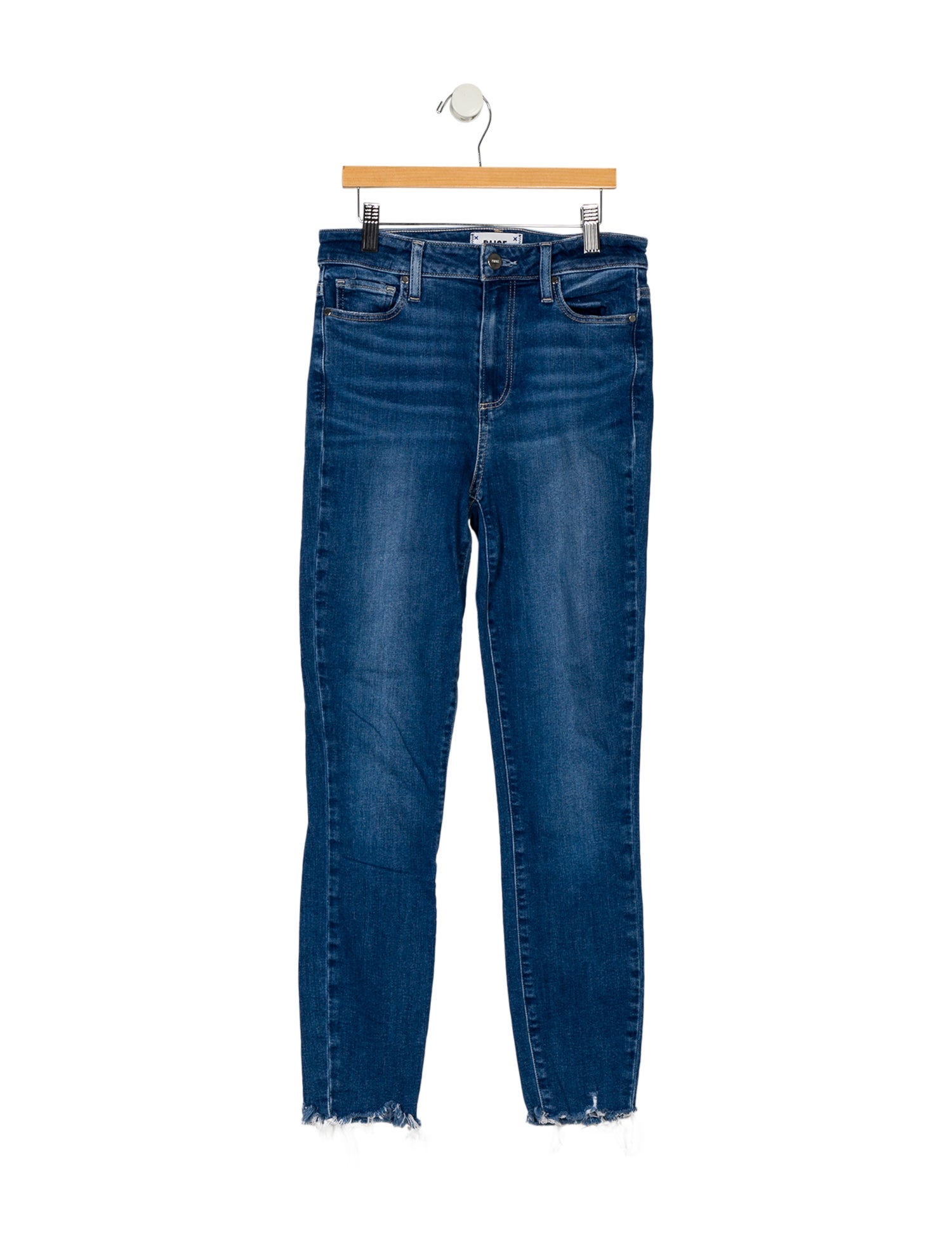 Paige Gamble Mid-Rise Skinny Leg Jeans