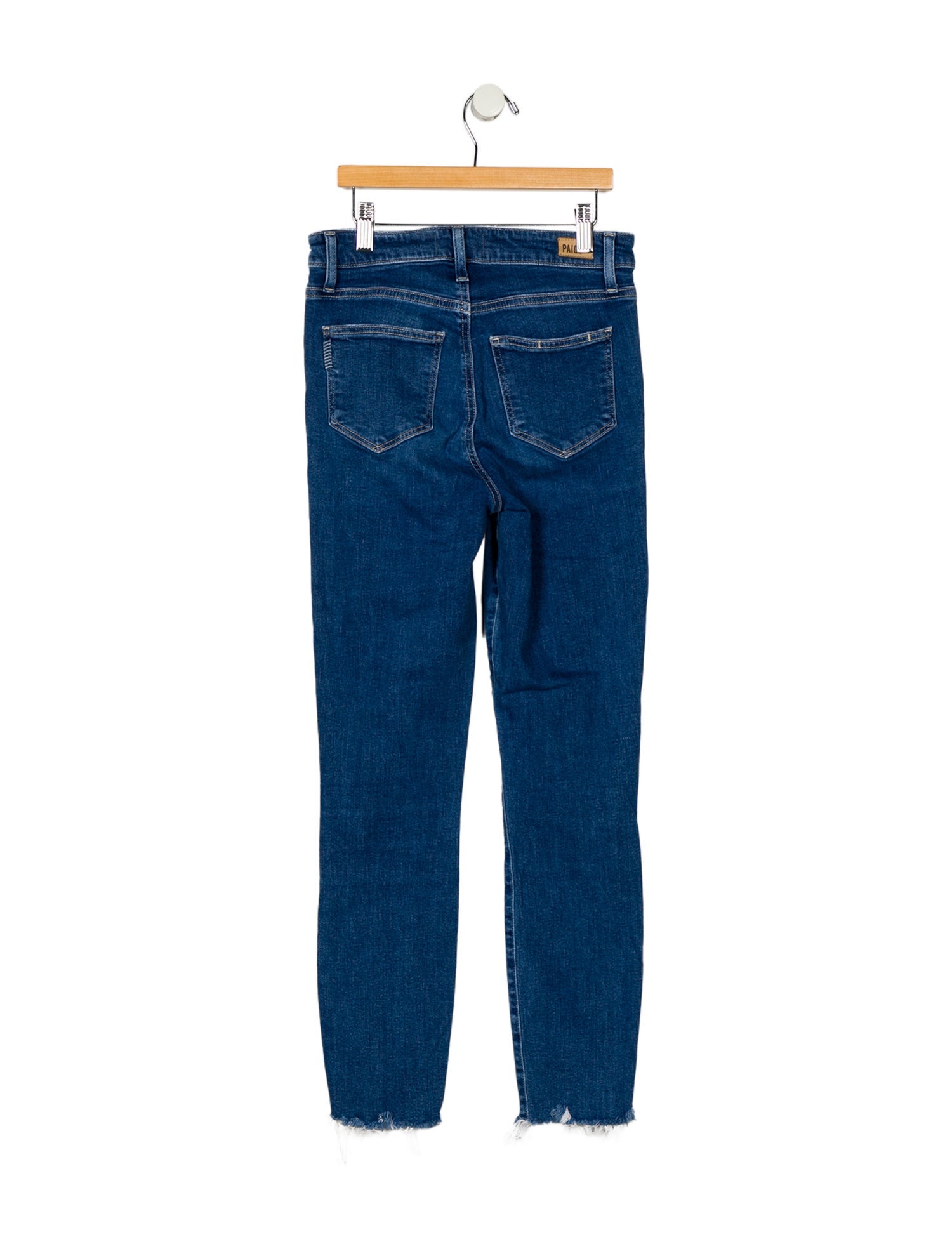 Paige Gamble Mid-Rise Skinny Leg Jeans