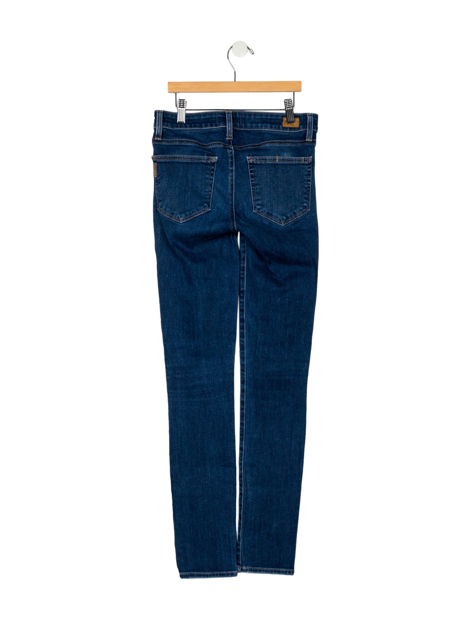 Paige Gamble Mid-Rise Skinny Leg Jeans