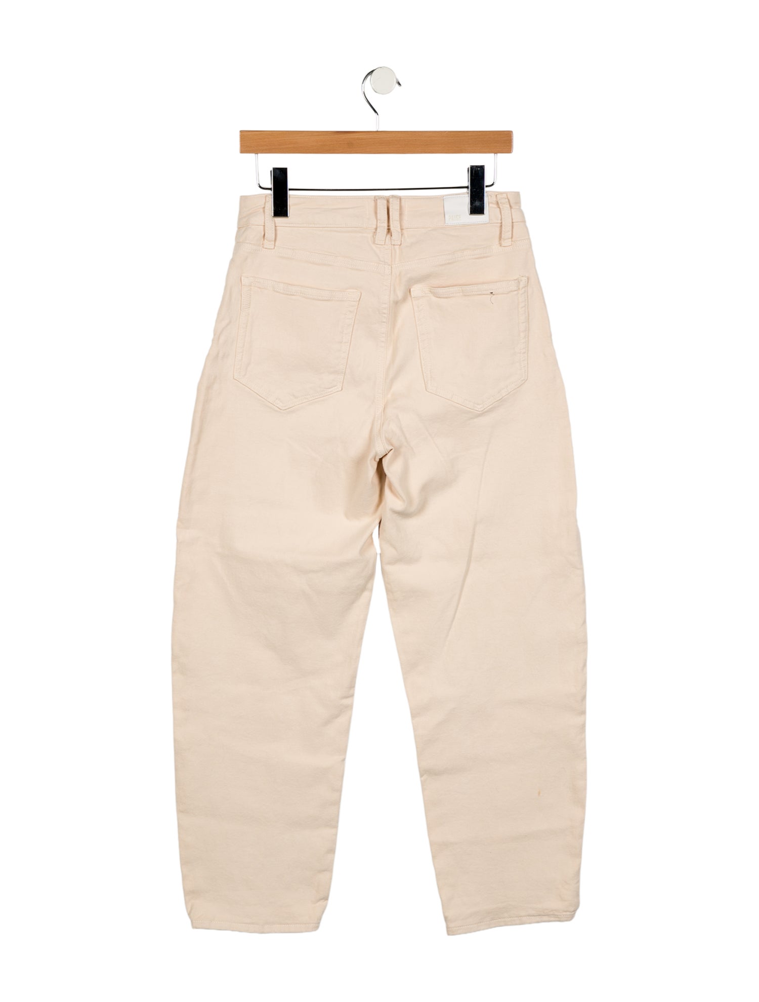 Paige Gamble High-Rise Straight Leg Jeans