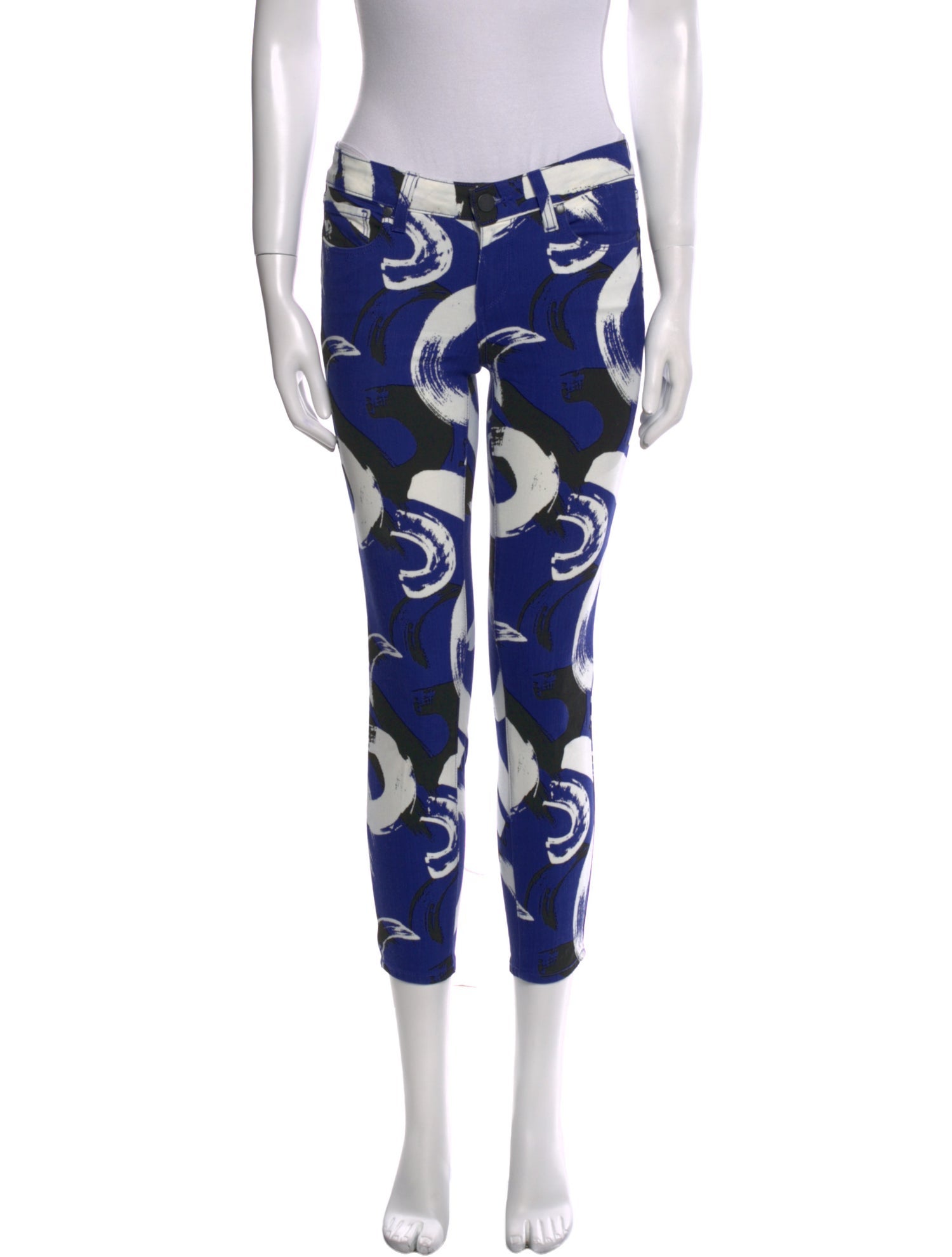Paige Gamble Printed Skinny Leg Pants