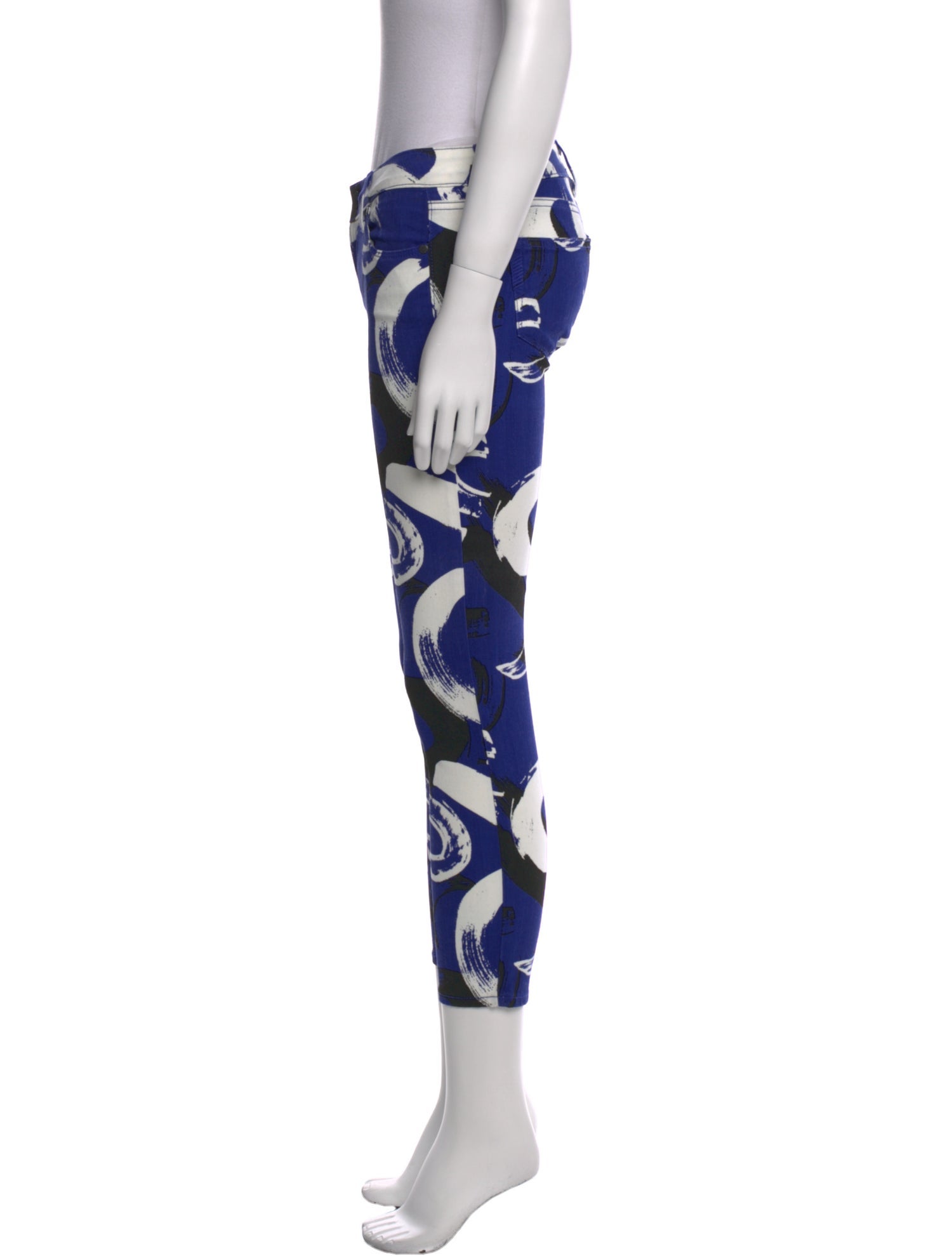 Paige Gamble Printed Skinny Leg Pants