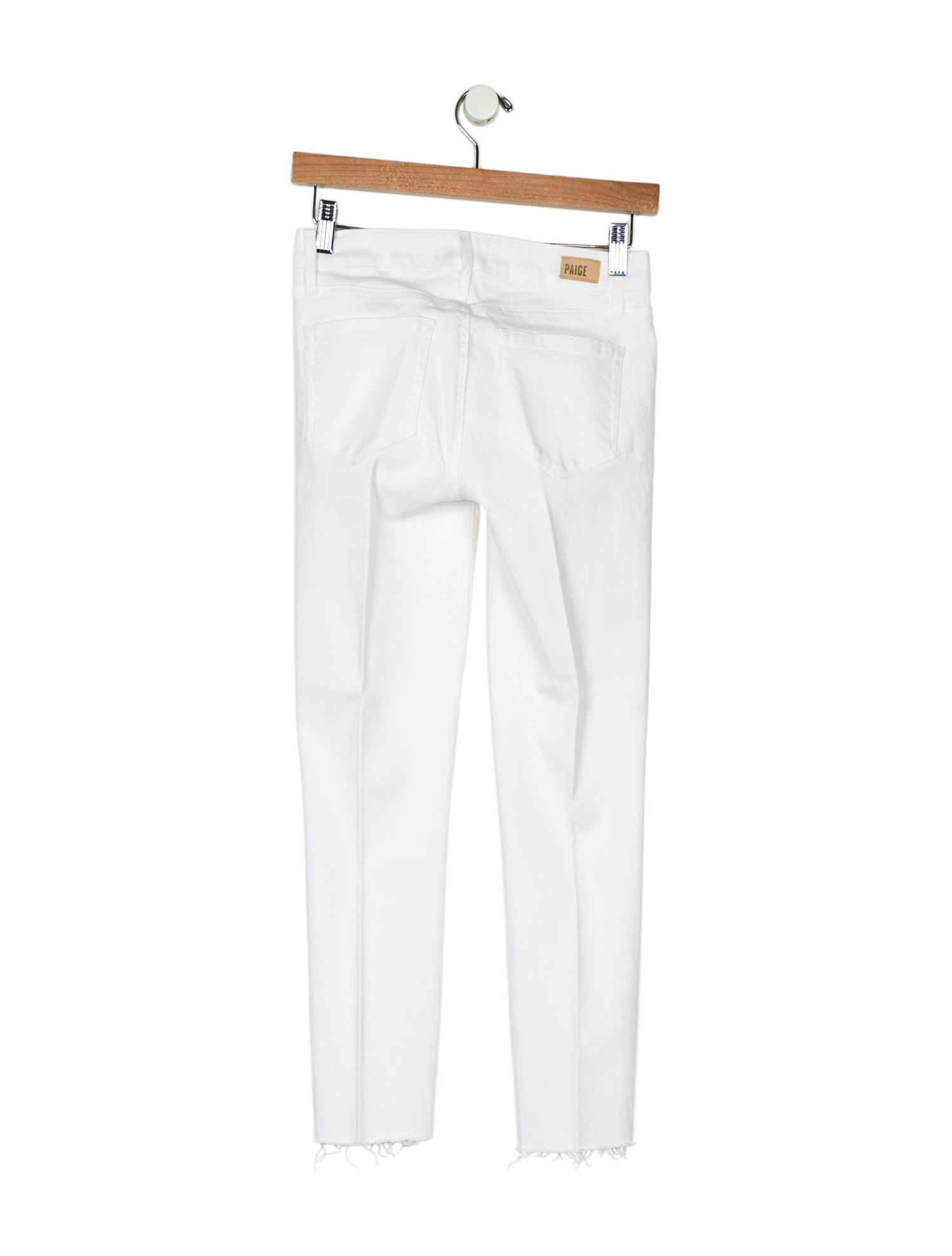 Paige Gamble Mid-Rise Skinny Leg Jeans