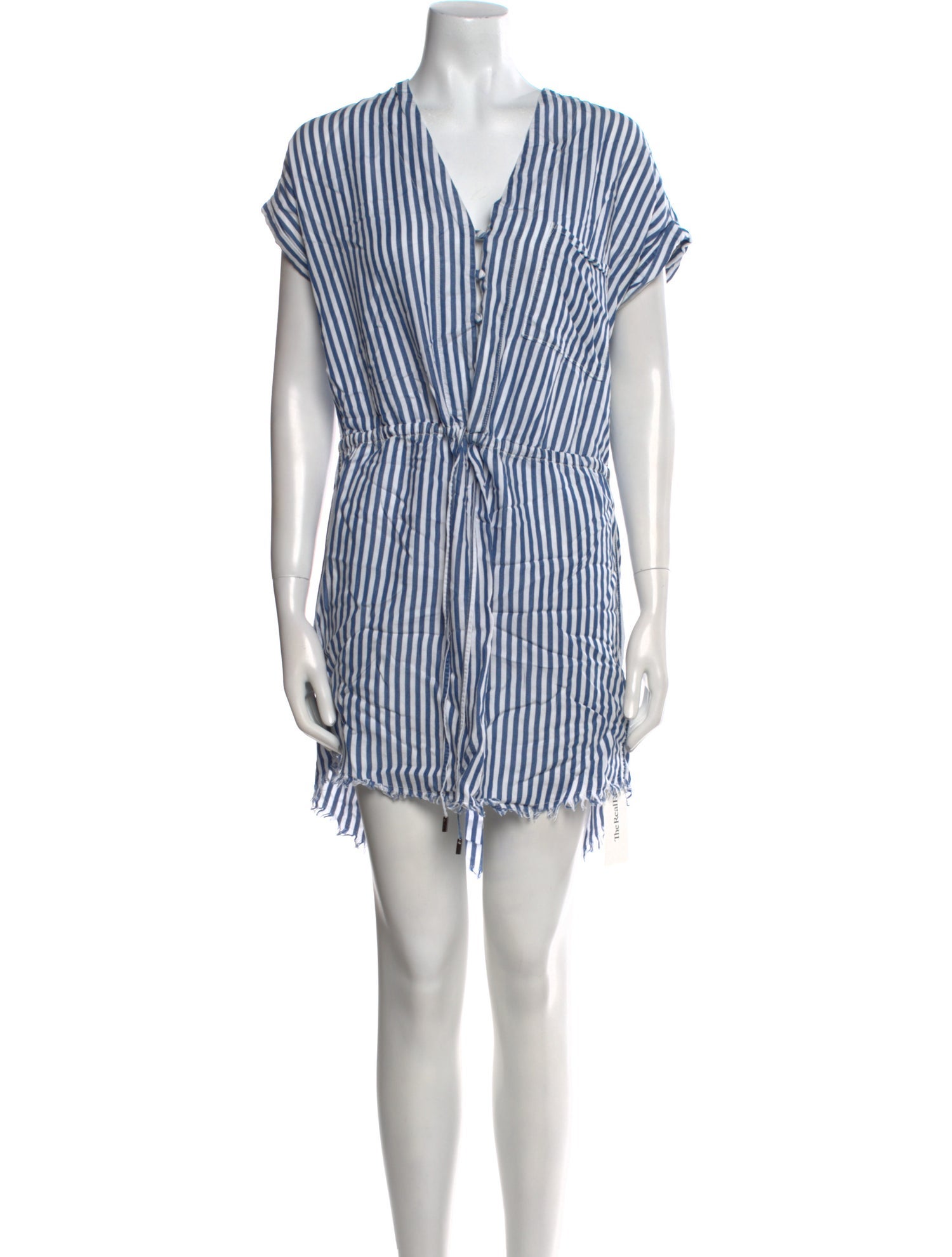 Paige Gamble Striped Mini Dress