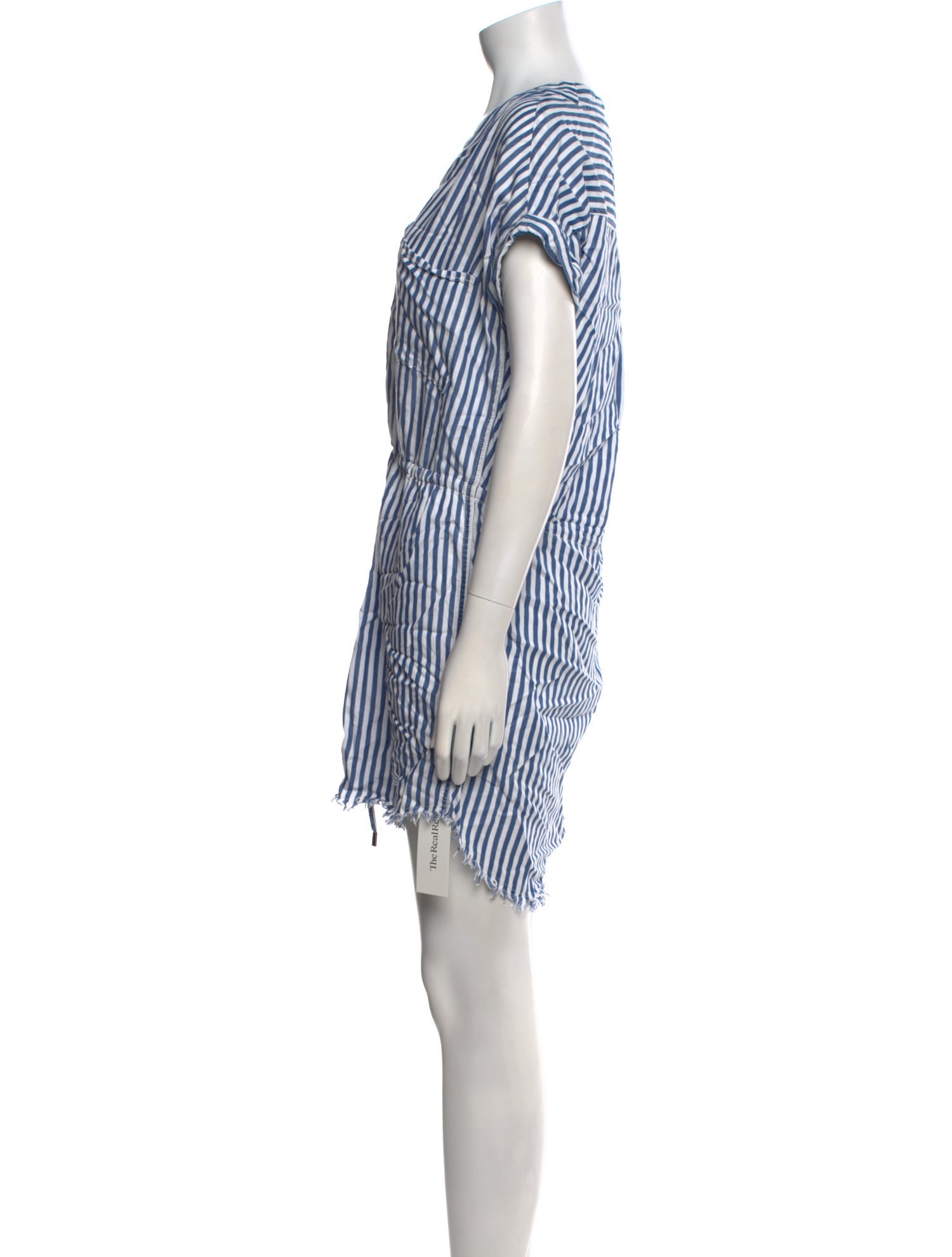 Paige Gamble Striped Mini Dress