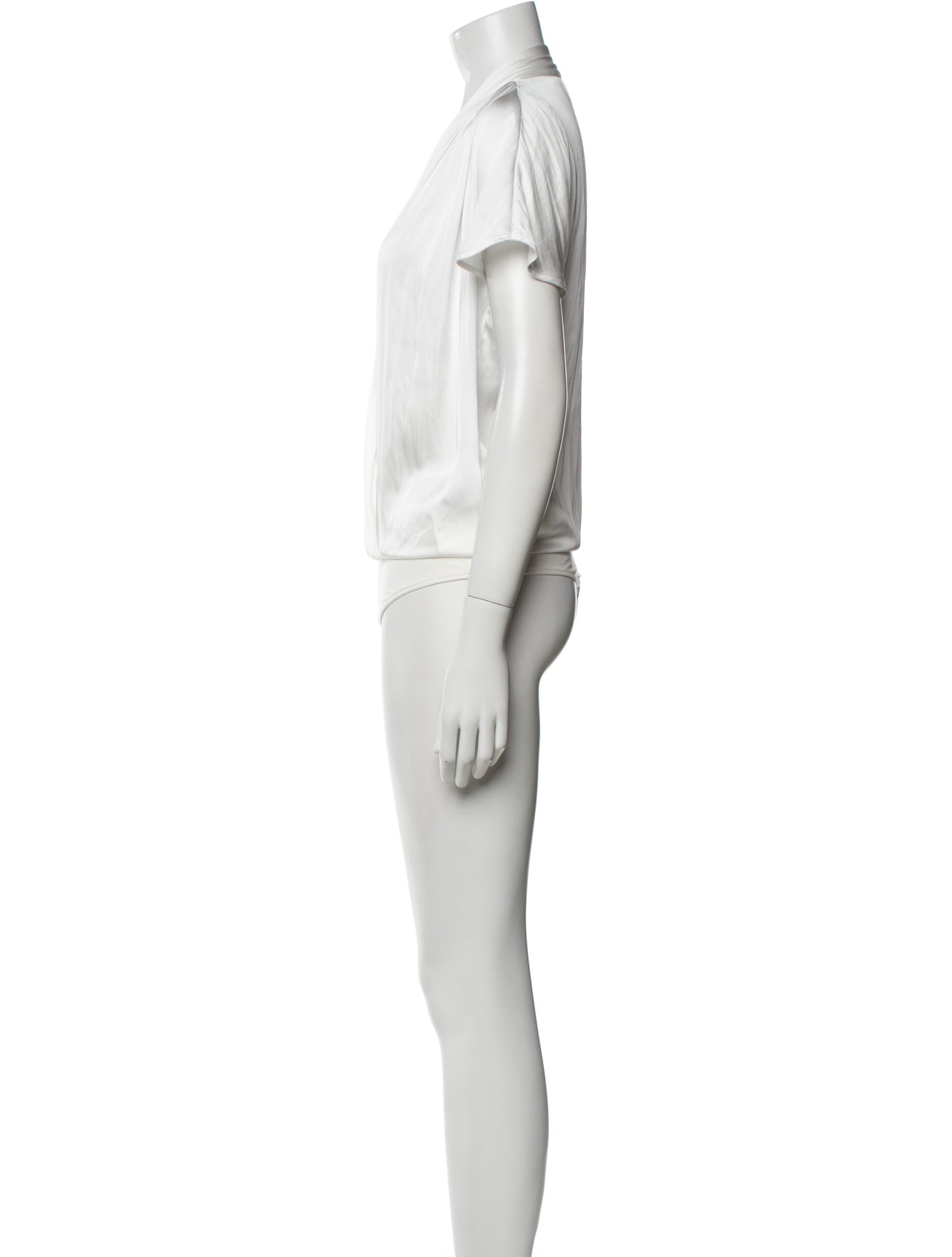 Paige Gamble V-Neck Short Sleeve Bodysuit