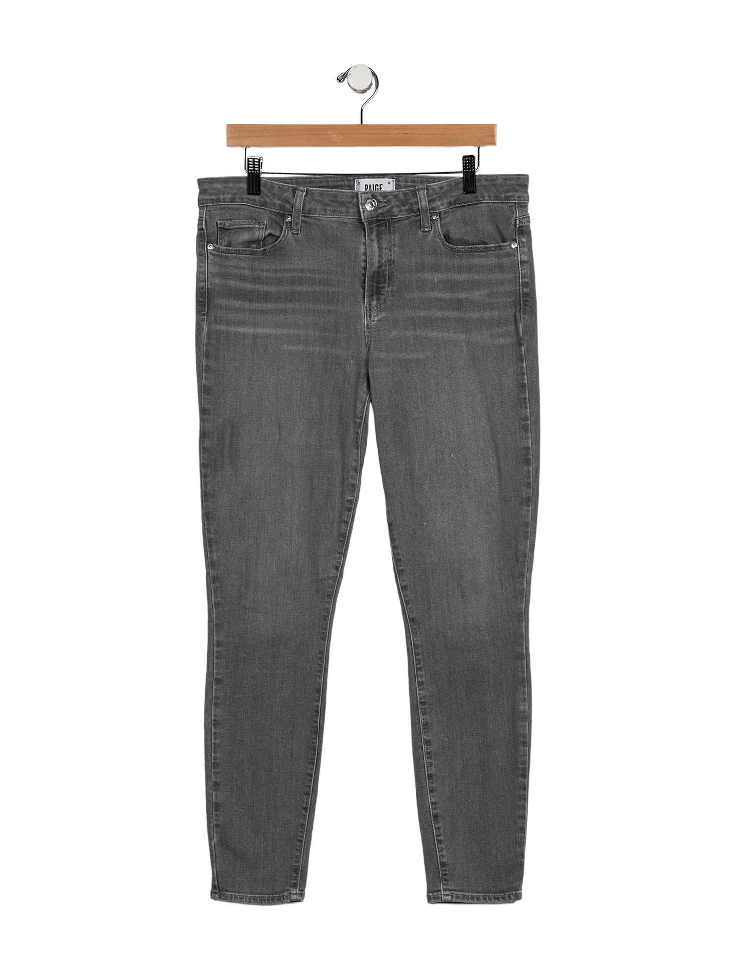 Paige Gamble Mid-Rise Skinny Leg Jeans