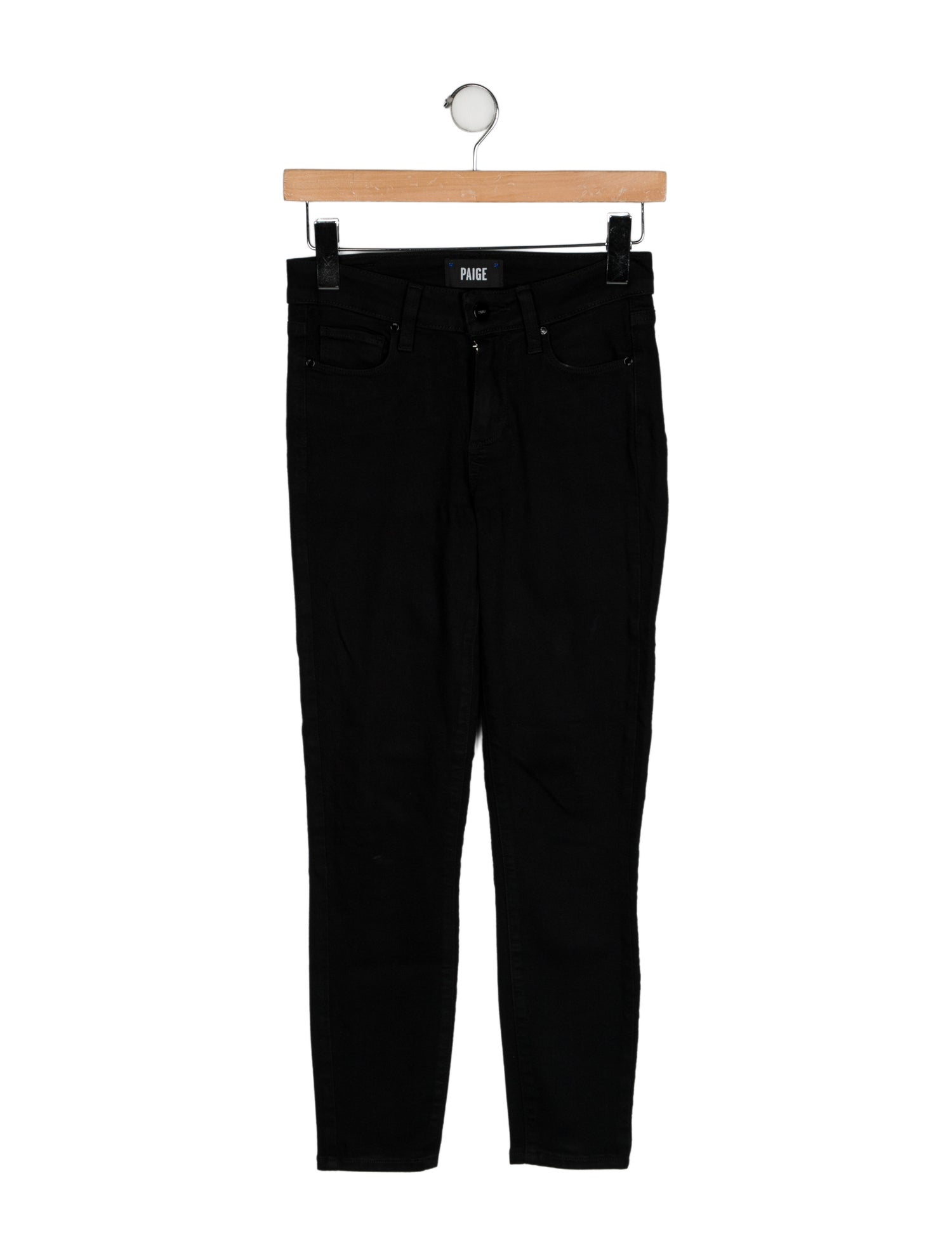 Paige Gamble Mid-Rise Skinny Leg Jeans
