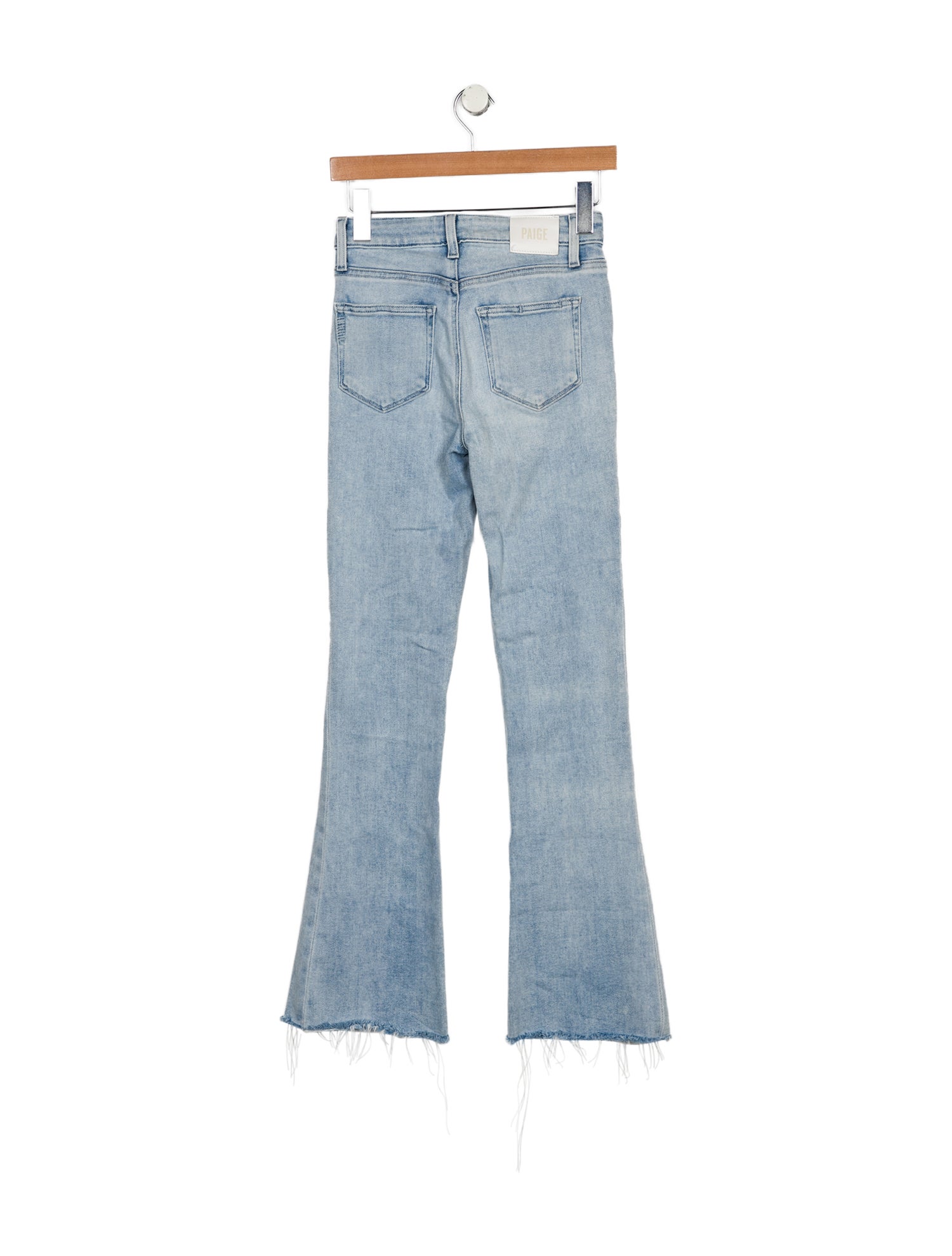 Paige Gamble Mid-Rise Wide Leg Jeans