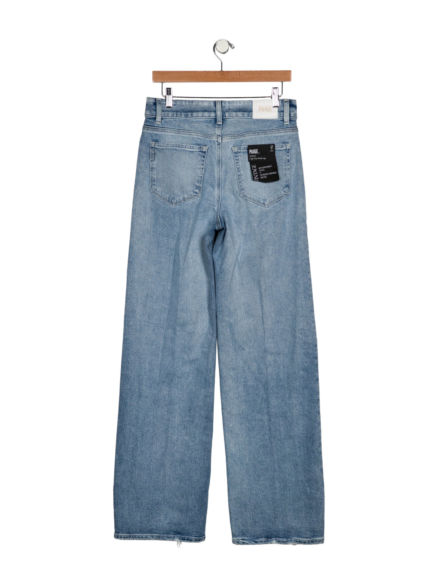 Paige Gamble High-Rise Wide Leg Jeans w/ Tags