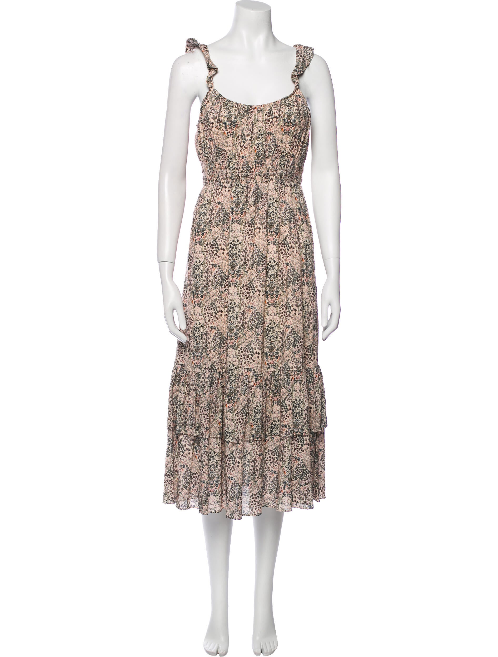 Paige Gamble Printed Midi Length Dress